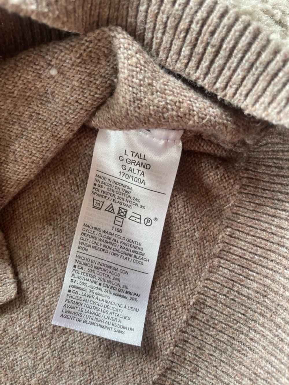 Old Navy SoSoft Knit Button-Front Cardigan - Taupe - Picture 9 of 9